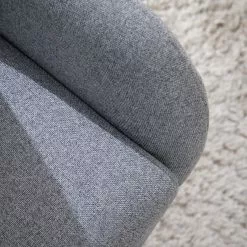 Furnitive Massagebürostuhl Barnard - (mit Massagefunktion) - Webstoff / Metall - Hellgrau / Chrom -Büromöbel Verkaufsgeschäft 1000272624 220823 032 DETAILS P000000001000272624