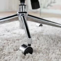 Furnitive Massagebürostuhl Barnard - (mit Massagefunktion) - Webstoff / Metall - Hellgrau / Chrom -Büromöbel Verkaufsgeschäft 1000272624 220823 033 DETAILS P000000001000272624