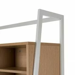 Loftscape Schreibtischregal Nova - Eiche Dekor / Weiß -Büromöbel Verkaufsgeschäft 1000272887 220406 090 DETAILS P000000001000272887