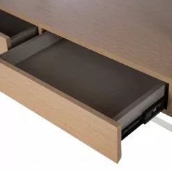 Loftscape Schreibtischregal Nova - Eiche Dekor / Weiß -Büromöbel Verkaufsgeschäft 1000272887 220406 140 DETAILS P000000001000272887