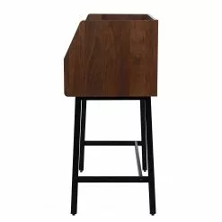 Loftscape Sekretär Noora - Walnuss / Schwarz -Büromöbel Verkaufsgeschäft 1000272893 220331 050 DETAILS P000000001000272893