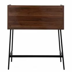 Loftscape Sekretär Noora - Walnuss / Schwarz -Büromöbel Verkaufsgeschäft 1000272893 220331 060 DETAILS P000000001000272893