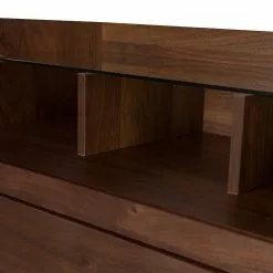 Loftscape Sekretär Noora - Walnuss / Schwarz -Büromöbel Verkaufsgeschäft 1000272893 220331 070 DETAILS P000000001000272893