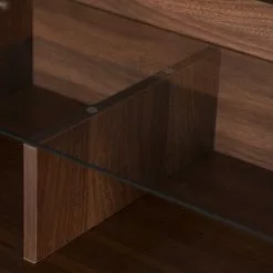 Loftscape Sekretär Noora - Walnuss / Schwarz -Büromöbel Verkaufsgeschäft 1000272893 220331 072 DETAILS P000000001000272893