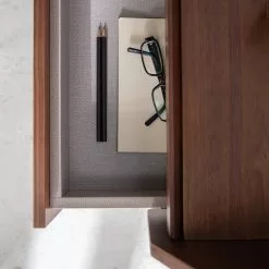 Loftscape Sekretär Noora - Walnuss / Schwarz -Büromöbel Verkaufsgeschäft 1000272893 220530 050 DETAILS P000000001000272893