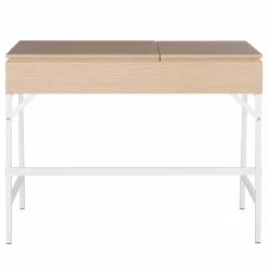 Loftscape Schreibtisch Neutra - (höhenverstellbar) - Eiche Dekor / Matt Weiß -Büromöbel Verkaufsgeschäft 1000272894 220329 036 DETAILS P000000001000272894