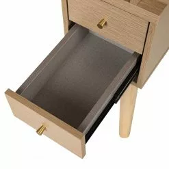 Loftscape Schreibtisch Noa - Eiche Dekor / Gummibaum -Büromöbel Verkaufsgeschäft 1000272895 220331 075 DETAILS P000000001000272895