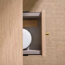 Loftscape Schreibtisch Noa - Eiche Dekor / Gummibaum -Büromöbel Verkaufsgeschäft 1000272895 220519 035 DETAILS P000000001000272895