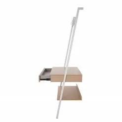 Loftscape Schreibtischregal North - Eiche Dekor / Matt Weiß -Büromöbel Verkaufsgeschäft 1000272897 220406 040 DETAILS P000000001000272897