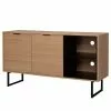 Loftscape Sideboard Borsh - Echtholzfurnier - Eiche / Schwarz 2 Loftscape Sideboard Borsh - Echtholzfurnier - Eiche / Schwarz -Büromöbel Verkaufsgeschäft 1000273420 210611 15405300135 IMAGE P000000001000273420