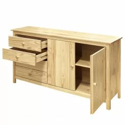 Naturoo Sideboard Bekasi II - Kiefer massiv -Büromöbel Verkaufsgeschäft 1000273451 210615 13505900074 DETAILS P000000001000273451