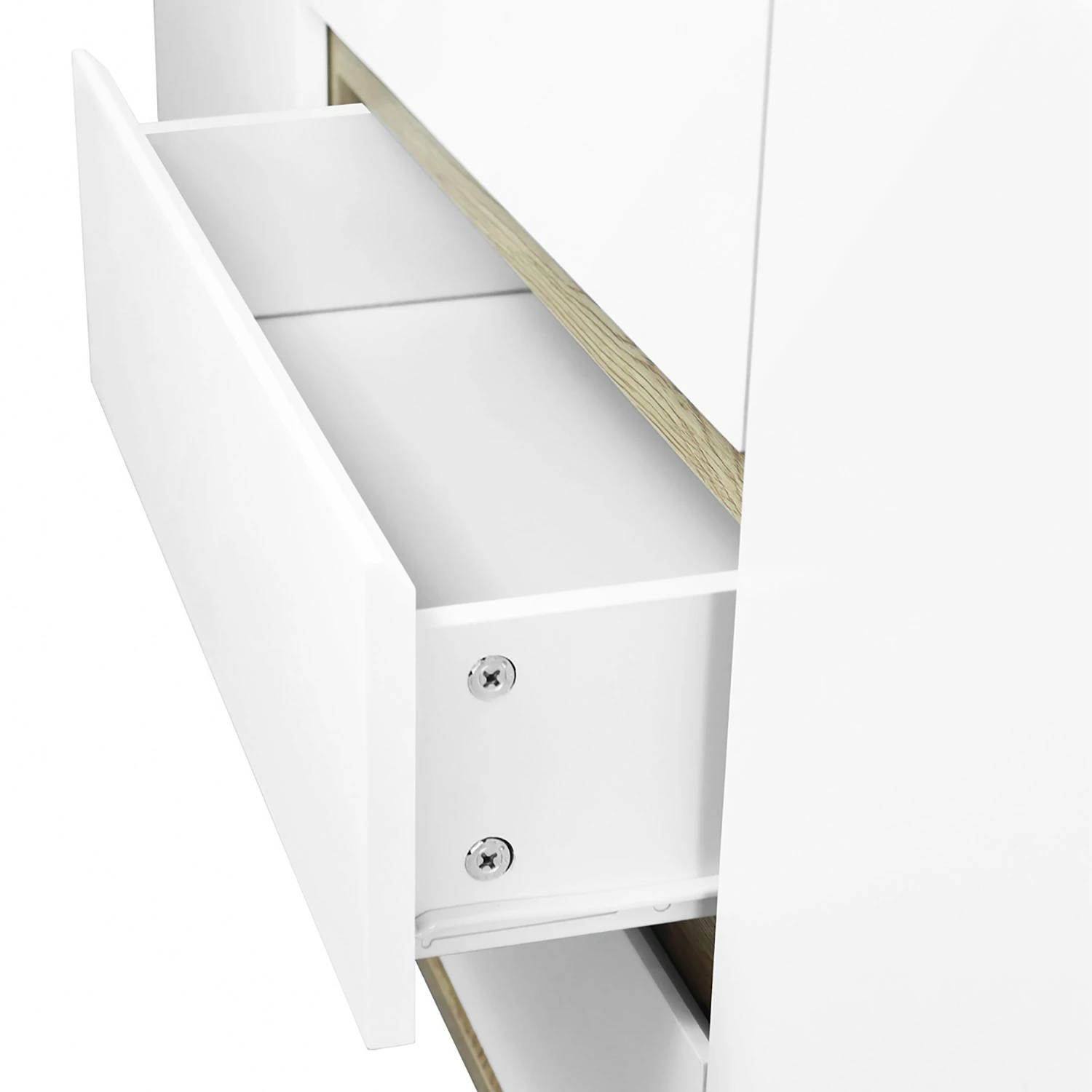 Norrwood Sideboard Jano - Weiß / Eiche Artisan Dekor 4 Norrwood Sideboard Jano - Weiß / Eiche Artisan Dekor – Bild 2