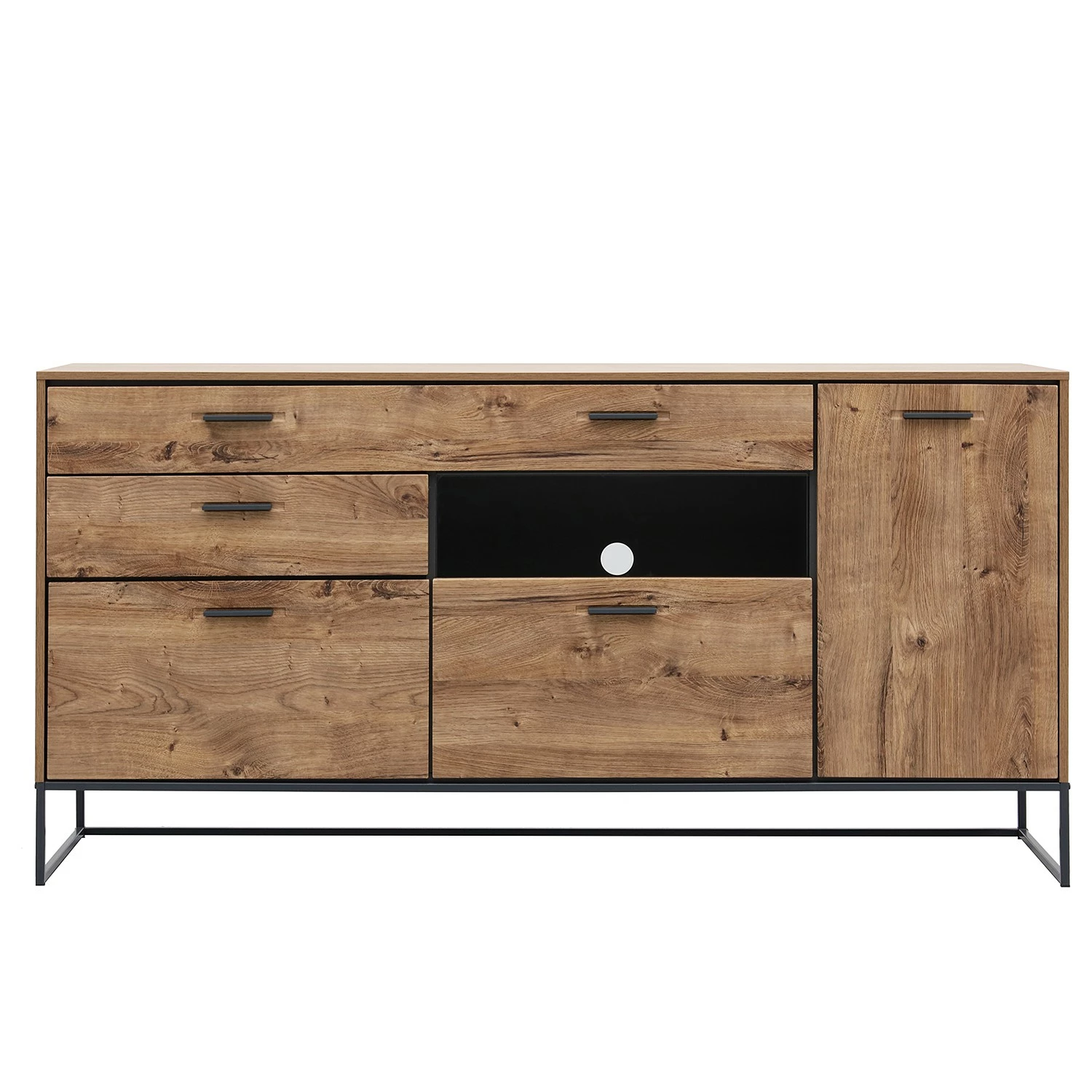 Red Living Sideboard Meevoo II - Eiche Rustikal Dekor / Graphit 9 Red Living Sideboard Meevoo II - Eiche Rustikal Dekor / Graphit – Bild 7