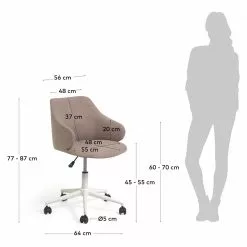 Fredriks Bürostuhl Elana - Sandgrau -Büromöbel Verkaufsgeschäft 1000274893 210623 13375900070 SKETCH DETAILS P000000001000274893 sketch