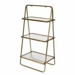 Red Living Regal Kajsa - Glas / Metall - Antik Gold