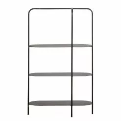 Red Living Regal Lamia - Metall - Schwarz -Büromöbel Verkaufsgeschäft 1000275685 210630 12482400410 DETAILS P000000001000275685