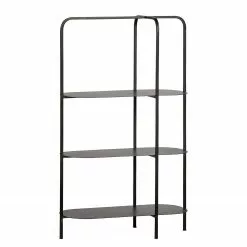 Red Living Regal Lamia - Metall - Schwarz -Büromöbel Verkaufsgeschäft 1000275685 210630 12482400412 DETAILS P000000001000275685