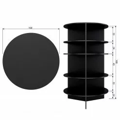 Red Living Regal Kajun - Esche massiv - Esche Schwarz 13 Red Living Regal Kajun - Esche massiv - Esche Schwarz -Büromöbel Verkaufsgeschäft 1000275688 210630 12482600435 SKETCH DETAILS P000000001000275688 sketch