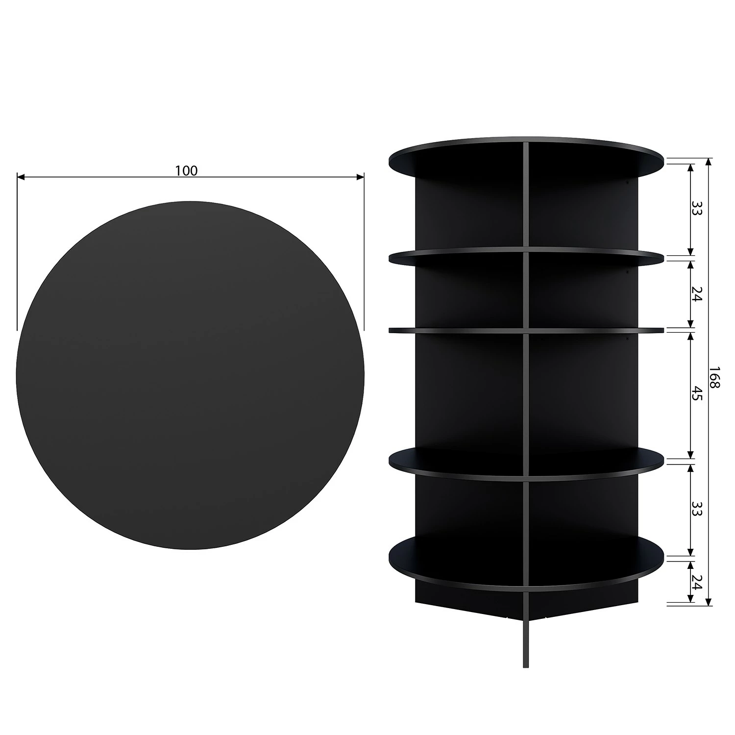 Red Living Regal Kajun - Esche massiv - Esche Schwarz 8 Red Living Regal Kajun - Esche massiv - Esche Schwarz – Bild 6