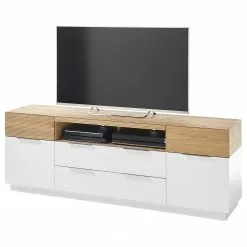 Norrwood Sideboard Akaa I - Echtholzfurnier - Eiche / Weiß -Büromöbel Verkaufsgeschäft 1000276025 220118 113307000033 DETAILS P000000001000276025