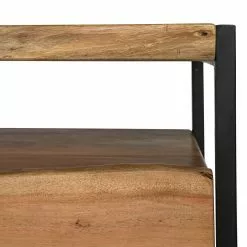 Ars manufacti Sideboard Kaawo - Akazie massiv / Metall - Akazie / Schwarz -Büromöbel Verkaufsgeschäft 1000276806 220713 050 DETAILS P000000001000276806