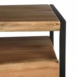 Ars manufacti Sideboard Kaawo - Akazie massiv / Metall - Akazie / Schwarz -Büromöbel Verkaufsgeschäft 1000276806 220713 055 DETAILS P000000001000276806