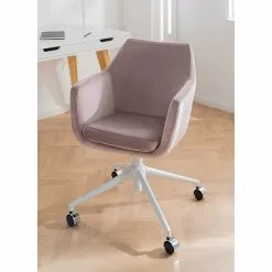 Mørteens Bürodrehstuhl Nicholas IV - Samt / Eisen - Altrosa / Weiß -Büromöbel Verkaufsgeschäft 1000276826 220907 021 MOOD DETAILS P000000001000276826 mood