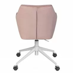 Mørteens Bürodrehstuhl Nicholas IV - Samt / Eisen - Altrosa / Weiß -Büromöbel Verkaufsgeschäft 1000276826 220909 050 DETAILS P000000001000276826