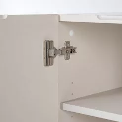 Studio Copenhagen Highboard Cooby - Muschelweiß / Eiche Hell -Büromöbel Verkaufsgeschäft 1000276945 220713 045 DETAILS P000000001000276945