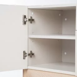 Studio Copenhagen Sideboard Cooby II - Muschelweiß / Eiche Hell -Büromöbel Verkaufsgeschäft 1000276948 220713 045 DETAILS P000000001000276948