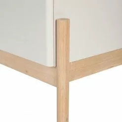 Studio Copenhagen Sideboard Cooby I - Muschelweiß / Eiche Hell -Büromöbel Verkaufsgeschäft 1000276966 220729 055 DETAILS P000000001000276966