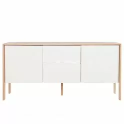 Studio Copenhagen Sideboard Maayka I - Eiche teilmassiv - Mushroom Creme / Eiche Hell -Büromöbel Verkaufsgeschäft 1000277378 220803 030 DETAILS P000000001000277378