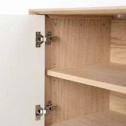 Studio Copenhagen Sideboard Maayka I - Eiche teilmassiv - Mushroom Creme / Eiche Hell -Büromöbel Verkaufsgeschäft 1000277378 220803 035 DETAILS P000000001000277378