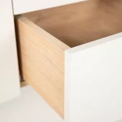 Studio Copenhagen Sideboard Maayka I - Eiche teilmassiv - Mushroom Creme / Eiche Hell -Büromöbel Verkaufsgeschäft 1000277378 220803 037 DETAILS P000000001000277378