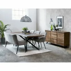 Red Living Sideboard Berck - Echtholzfurnier / Metall - Raucheiche / Schwarz -Büromöbel Verkaufsgeschäft 1000277640 210706 14081300066 MOOD DETAILS P000000001000277640 mood