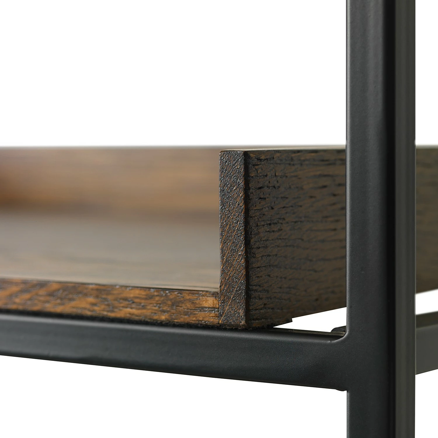 Red Living Regal Ratho - Echtholzfurnier / Metall - Raucheiche / Schwarz 7 Red Living Regal Ratho - Echtholzfurnier / Metall - Raucheiche / Schwarz – Bild 5