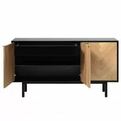 Loftscape Sideboard Charlo - Echtholzfurnier - Eiche / Schwarz 12 Loftscape Sideboard Charlo - Echtholzfurnier - Eiche / Schwarz -Büromöbel Verkaufsgeschäft 1000277647 210706 14081700123 DETAILS P000000001000277647