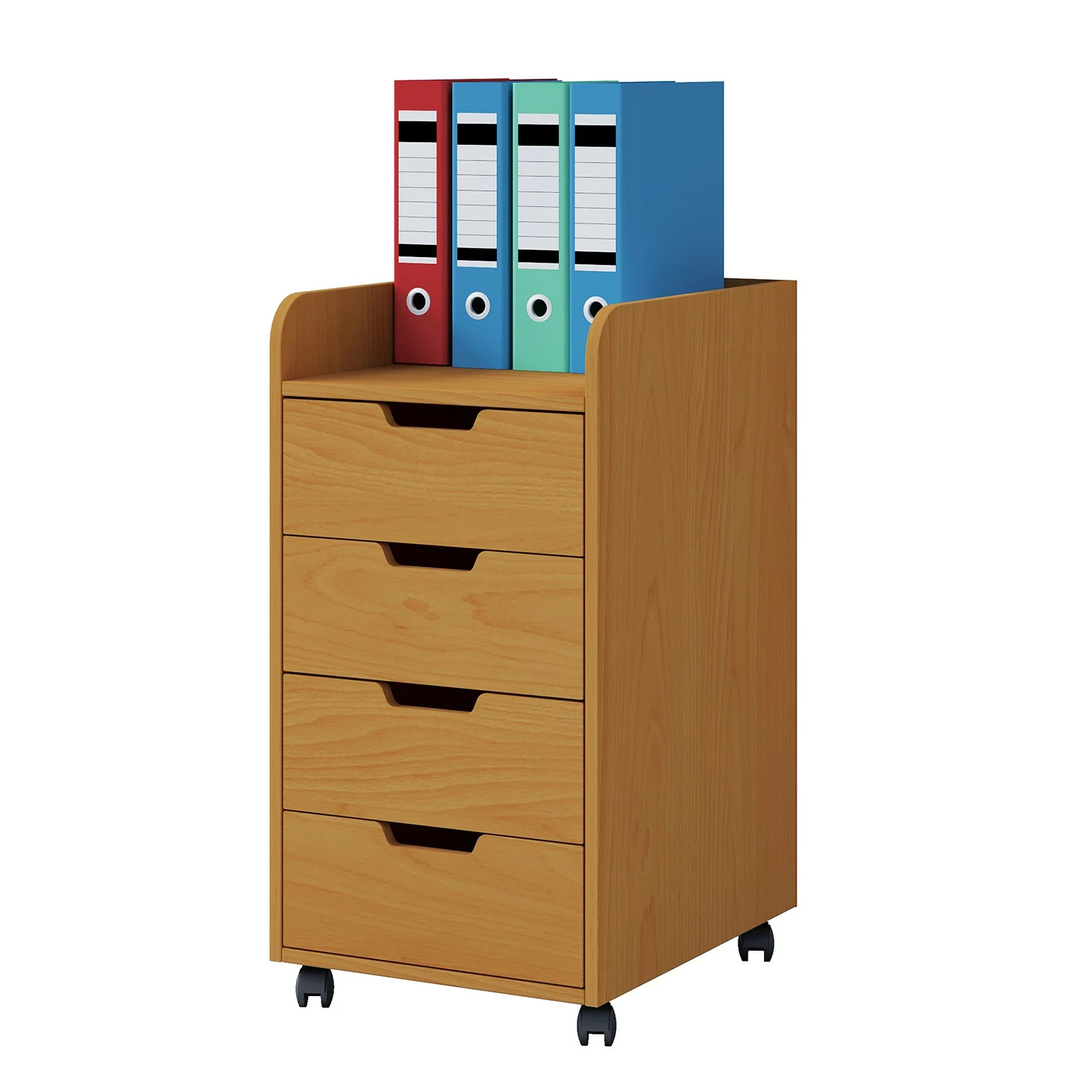 VCM Rollcontainer Konal Maxi - Buche Dekor 3 VCM Rollcontainer Konal Maxi - Buche Dekor