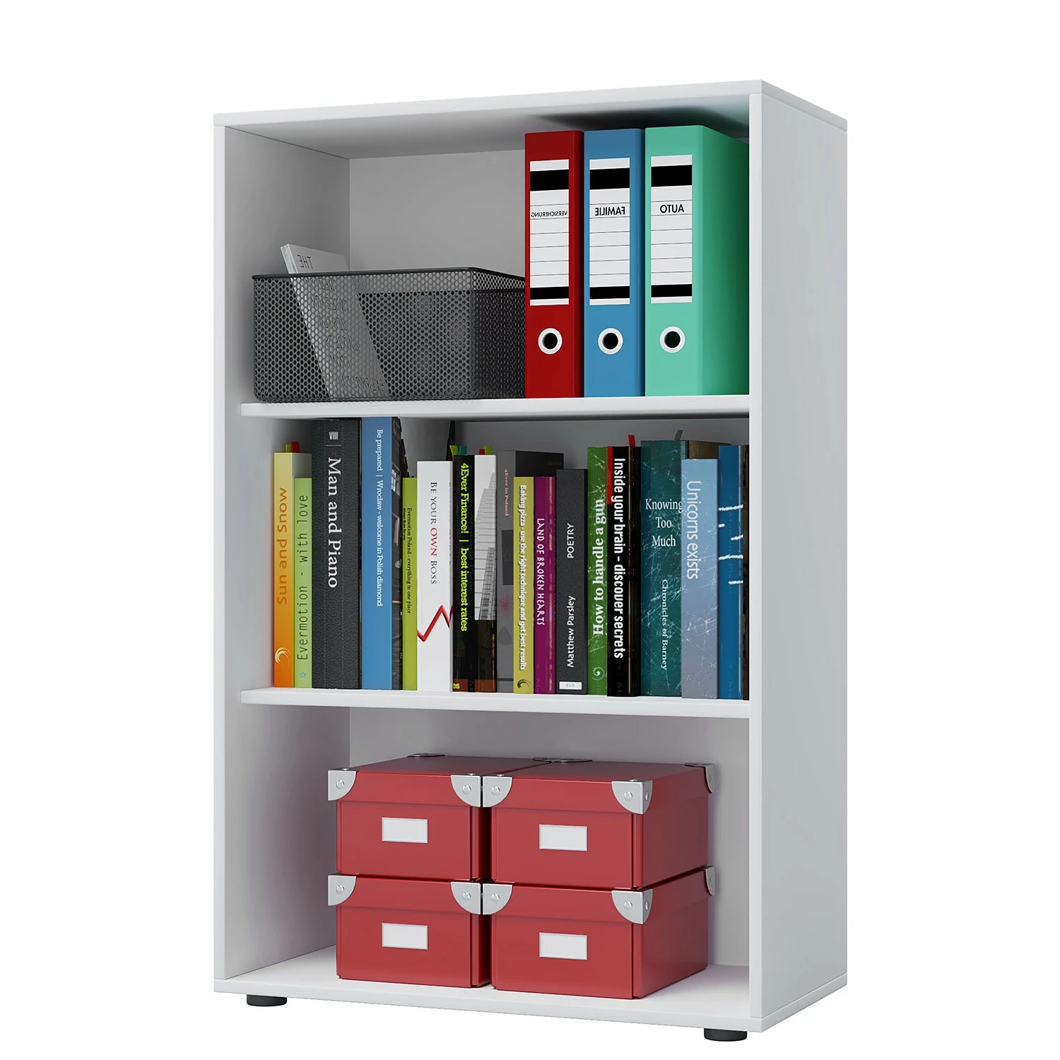 VCM Büroregal Lona XL - Weiß 3 VCM Büroregal Lona XL - Weiß