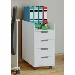 VCM Rollcontainer Konal Mini - Weiß -Büromöbel Verkaufsgeschäft 1000277762 210716 14044400020 MOOD DETAILS P000000001000277762 mood 1