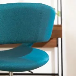 Mørteens Bürostuhl Buggio - Webstoff Cors: Petrol - Schwarz -Büromöbel Verkaufsgeschäft 1000277874 220520 030 DETAILS P000000001000277874