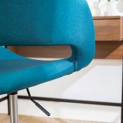 Mørteens Bürostuhl Buggio - Webstoff Cors: Petrol - Schwarz -Büromöbel Verkaufsgeschäft 1000277874 220520 035 DETAILS P000000001000277874