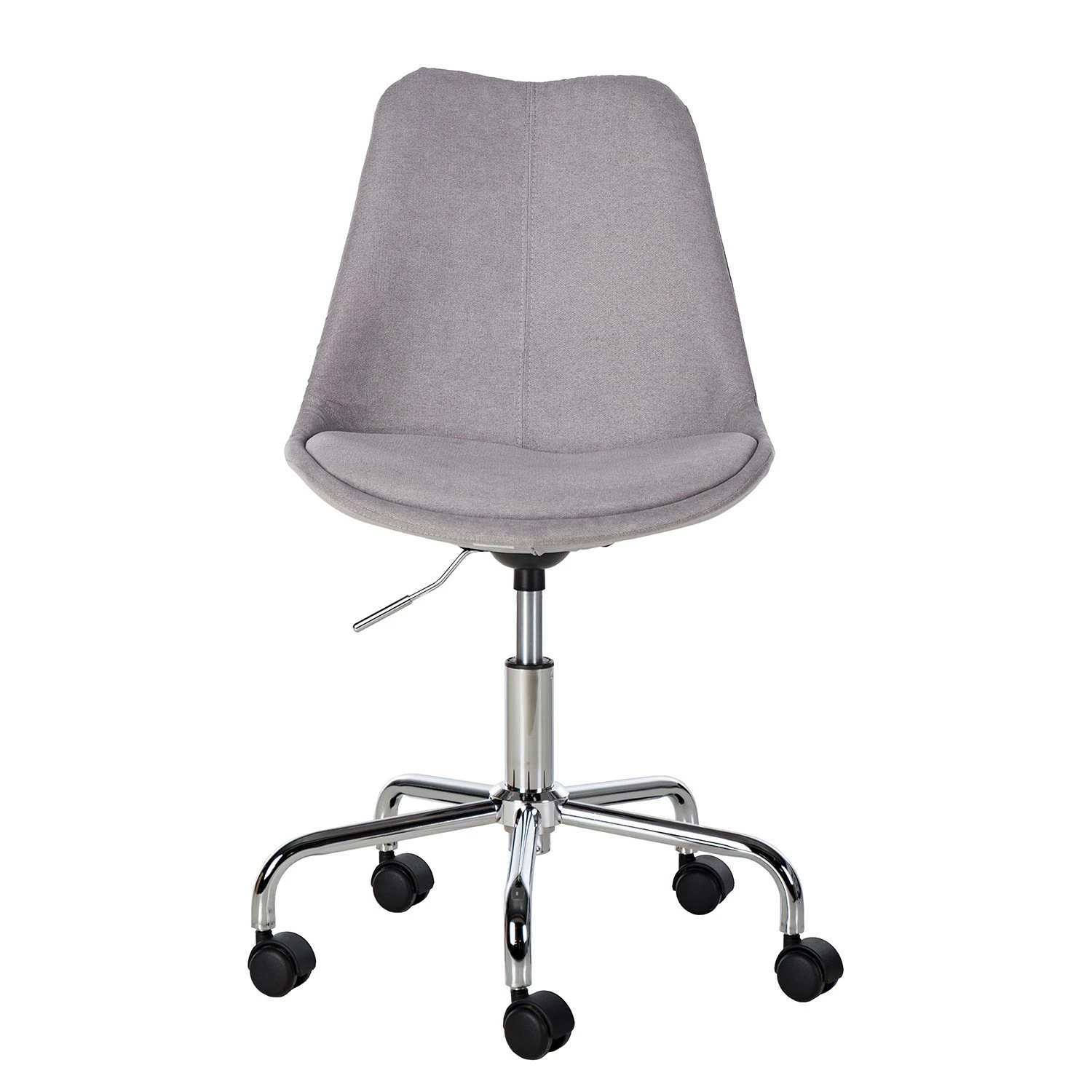 Mørteens Bürodrehstuhl Aledas II - Hellgrau - Chrom glänzend 5 Mørteens Bürodrehstuhl Aledas II - Hellgrau - Chrom glänzend – Bild 3