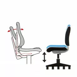 Loftscape Bürodrehstuhl Mike - Weiß -Büromöbel Verkaufsgeschäft 1000278355 210715 11270900117 SKETCH DETAILS P000000001000278355 sketch
