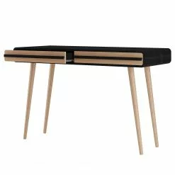 Norrwood Schreibtisch Amanda - Schwarz / Eiche Dekor 7 Norrwood Schreibtisch Amanda - Schwarz / Eiche Dekor -Büromöbel Verkaufsgeschäft 1000279201 210716 14152900010 DETAILS P000000001000279201