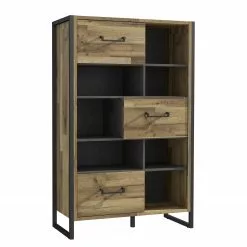 Red Living Regal Voru II - Eiche Stirling Dekor / Anthrazit