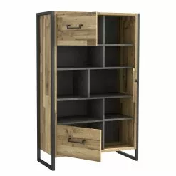 Red Living Regal Voru II - Eiche Stirling Dekor / Anthrazit 7 Red Living Regal Voru II - Eiche Stirling Dekor / Anthrazit -Büromöbel Verkaufsgeschäft 1000280668 210813 08154000075 DETAILS P000000001000280668