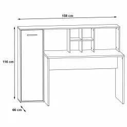 Fredriks Schreibtischkombination Eston - Eiche Sonoma Dekor 16 Fredriks Schreibtischkombination Eston - Eiche Sonoma Dekor -Büromöbel Verkaufsgeschäft 1000280676 210813 08154400133 SKETCH DETAILS P000000001000280676 sketch