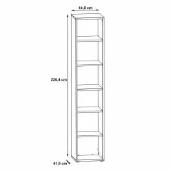 Fredriks Regal Kendrick III - Weiß / Grau 14 Fredriks Regal Kendrick III - Weiß / Grau -Büromöbel Verkaufsgeschäft 1000280680 210813 08154600165 SKETCH DETAILS P000000001000280680 sketch