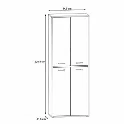 Fredriks Aktenschrank Kendrick VII - Weiß / Grau -Büromöbel Verkaufsgeschäft 1000280684 210813 08154800203 SKETCH DETAILS P000000001000280684 sketch